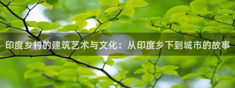 意昂体育3招商电话地址是多少：印度乡村的建筑艺术与文化：从印度乡下到城市的故事