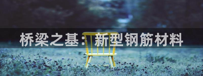 意昂3官网：桥梁之基：新型钢筋材料