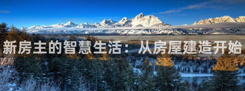 意昂体育3平台注册：新房主的智慧生活：从房屋建造开始