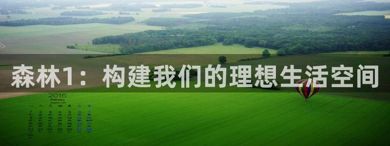 意昂体育3娱乐：森林1：构建我们的理想生活空间