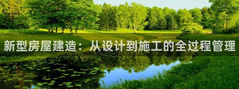 意昂平台体育：新型房屋建造：从设计到施工的全过程管理