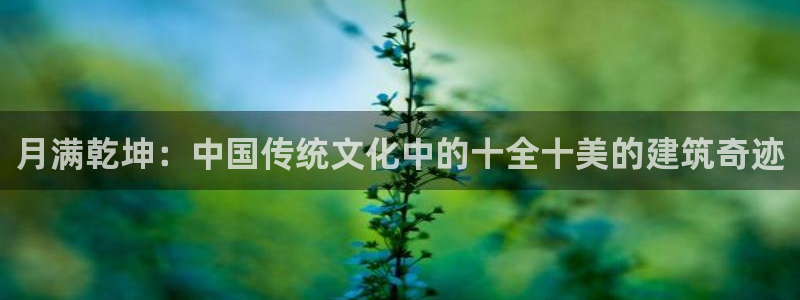 意昂体育3招商：月满乾坤：中国传统文化中的十全十美的建筑奇迹