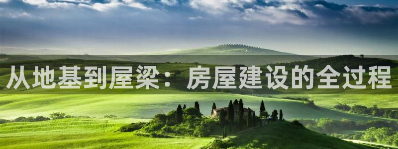 意昂体育3平台：从地基到屋梁：房屋建设的全过程