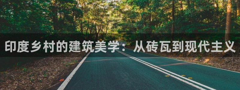 意昂集团官网：印度乡村的建筑美学：从砖瓦到现代主义