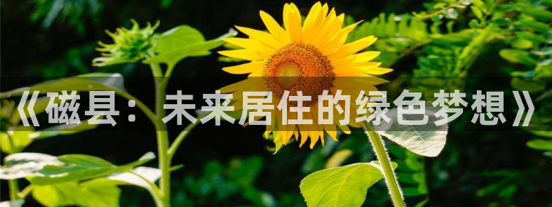 意昂体育3开户：《磁县：未来居住的绿色梦想》